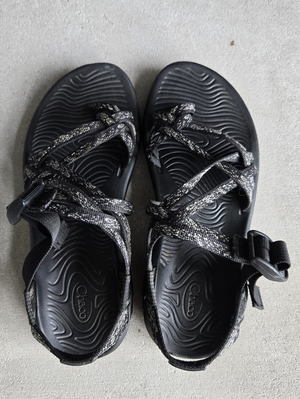 Chaco Black Strappy Outdoor Women's Sandals